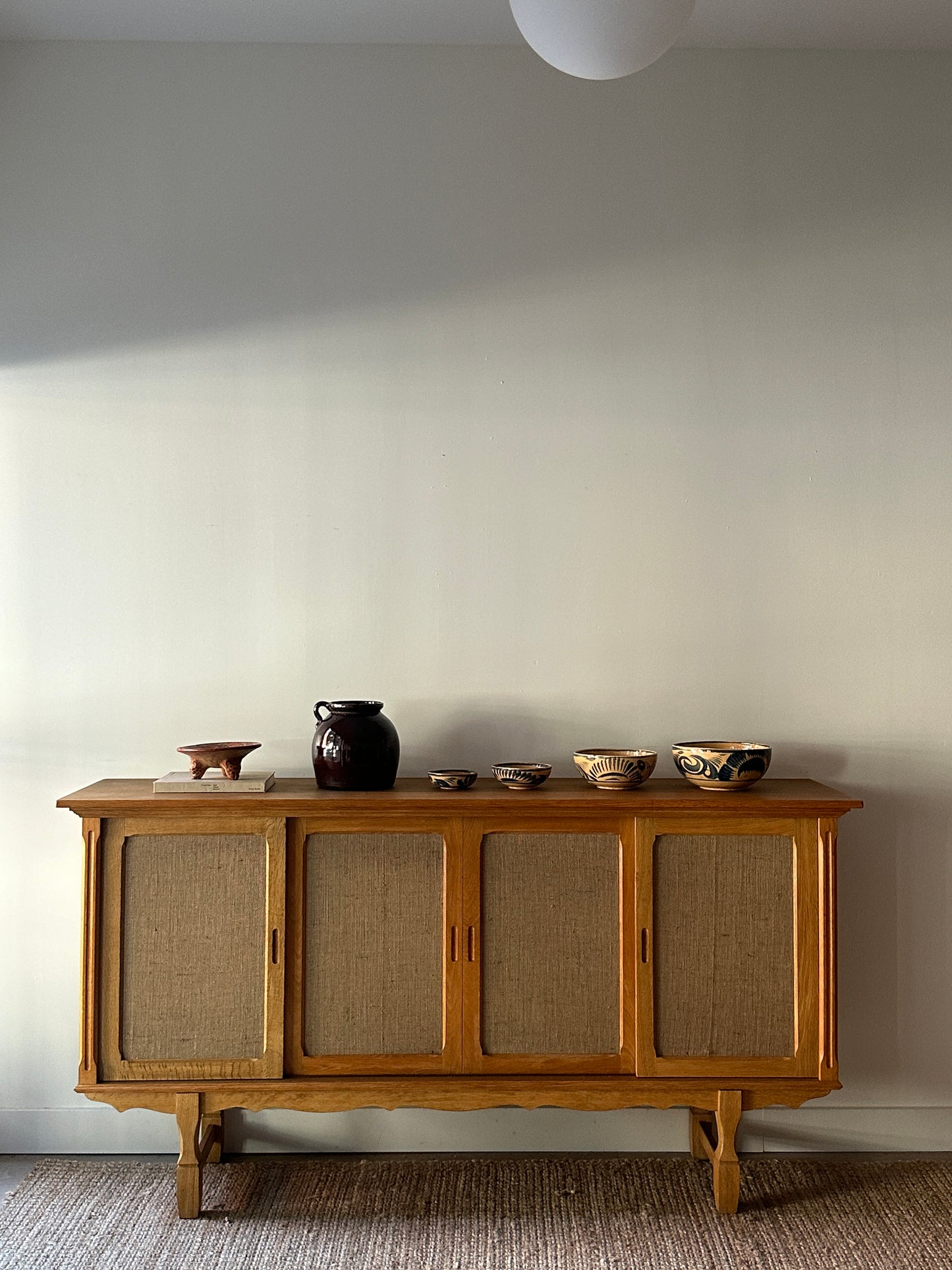 White oak sideboard