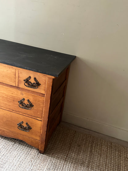 Slate top maple dresser