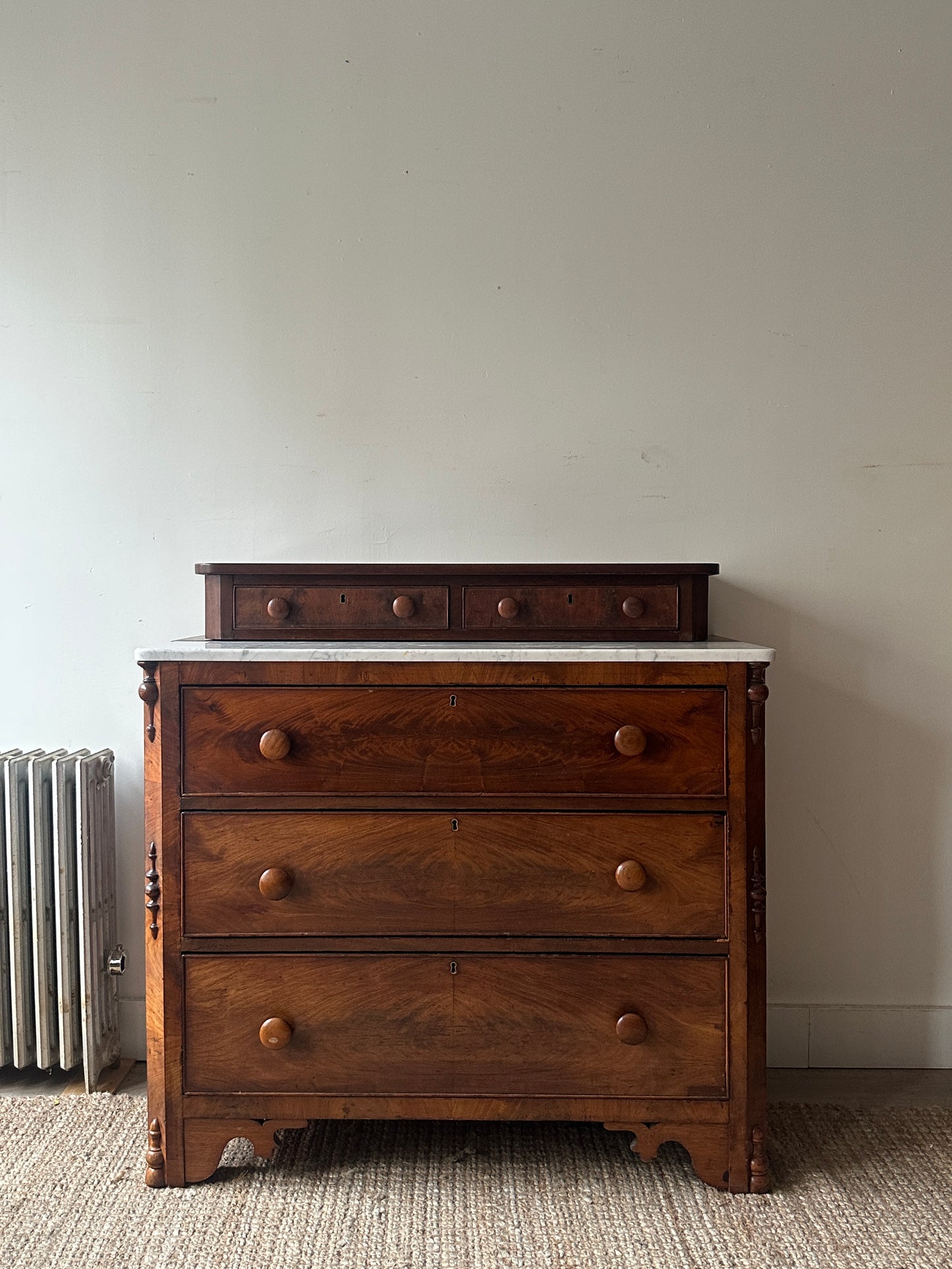 Empire marble top dresser