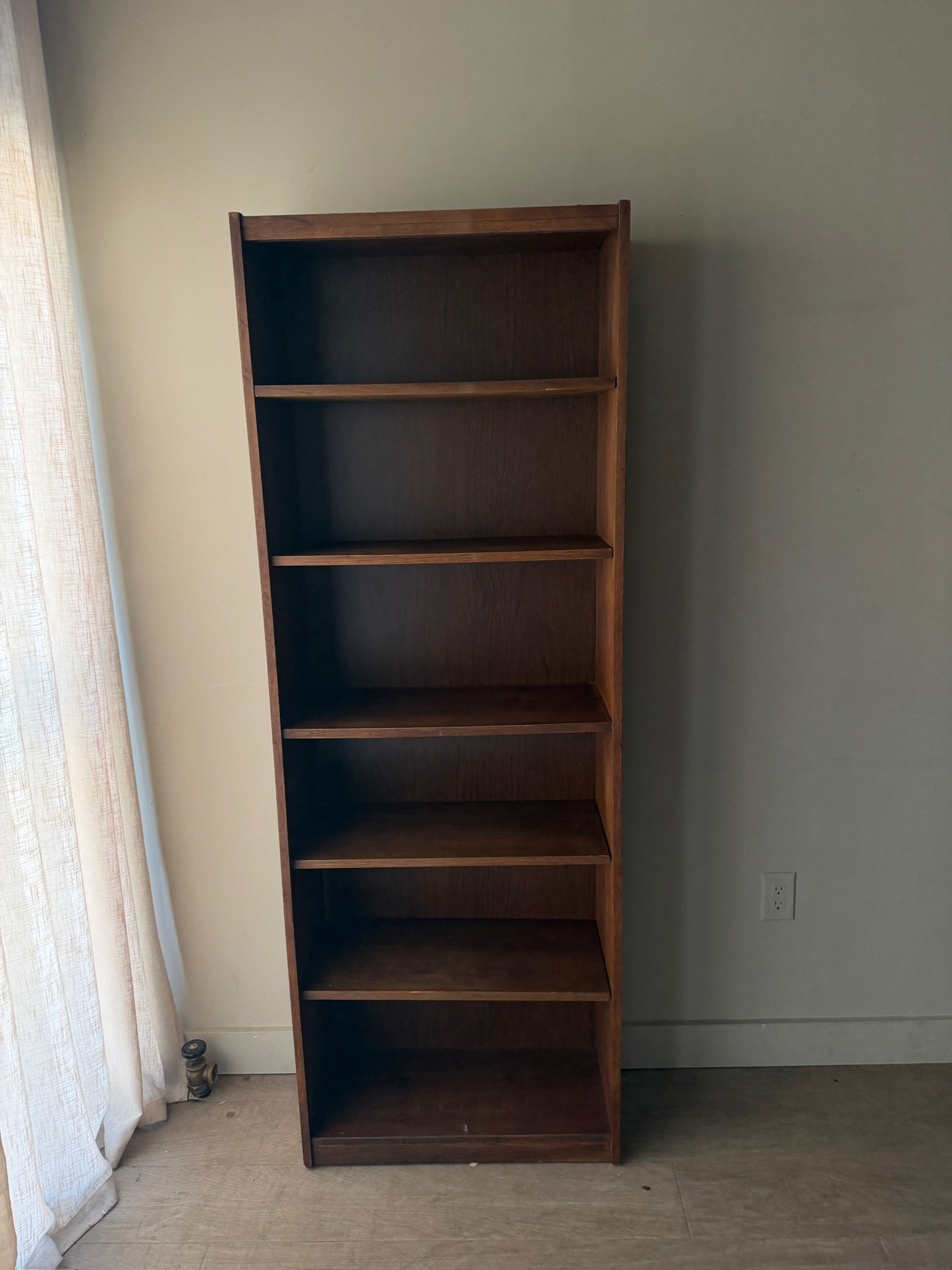Walnut bookshelf