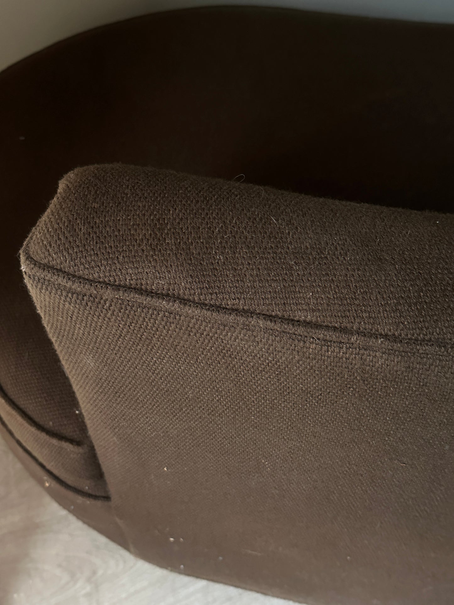 Mid-Century curved sofa