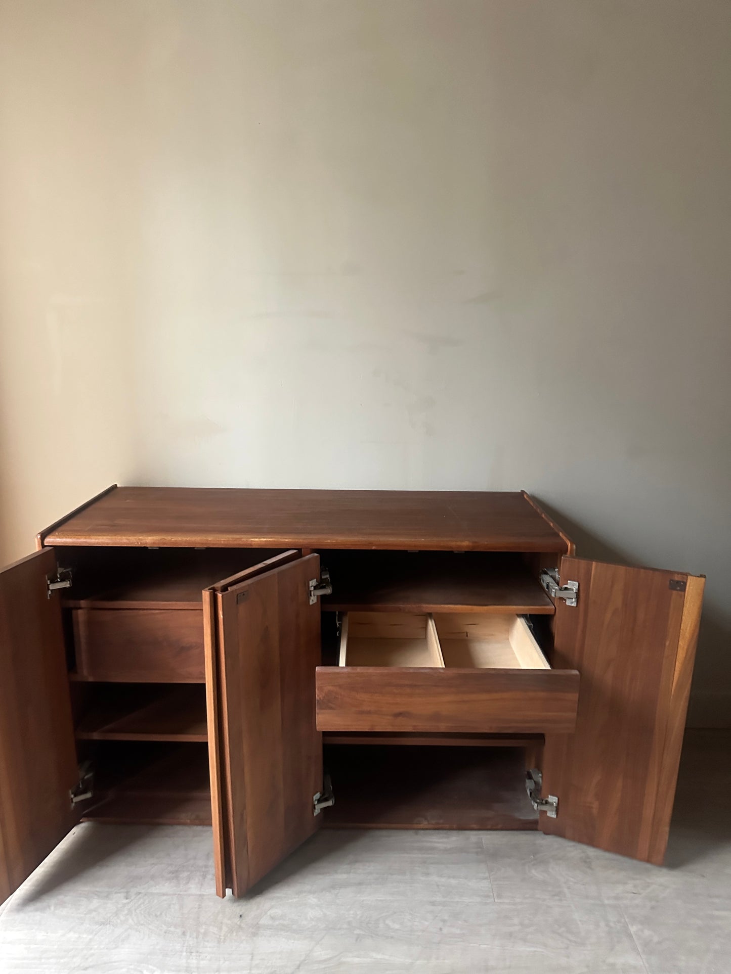Walnut console