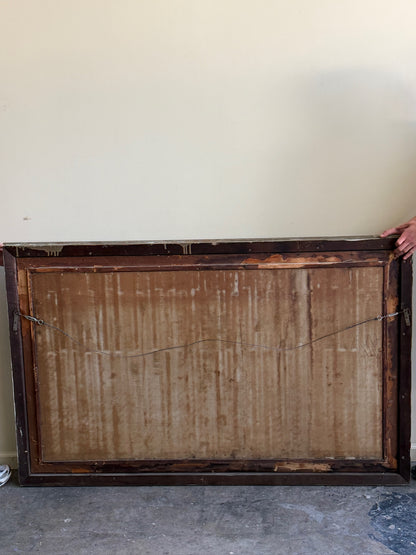 Large gilt mirror