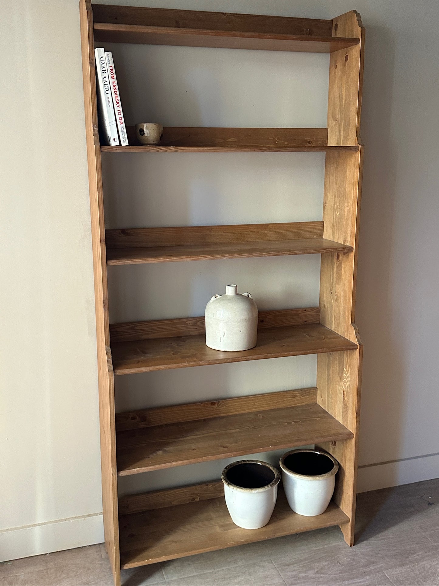 Pine bookshelf