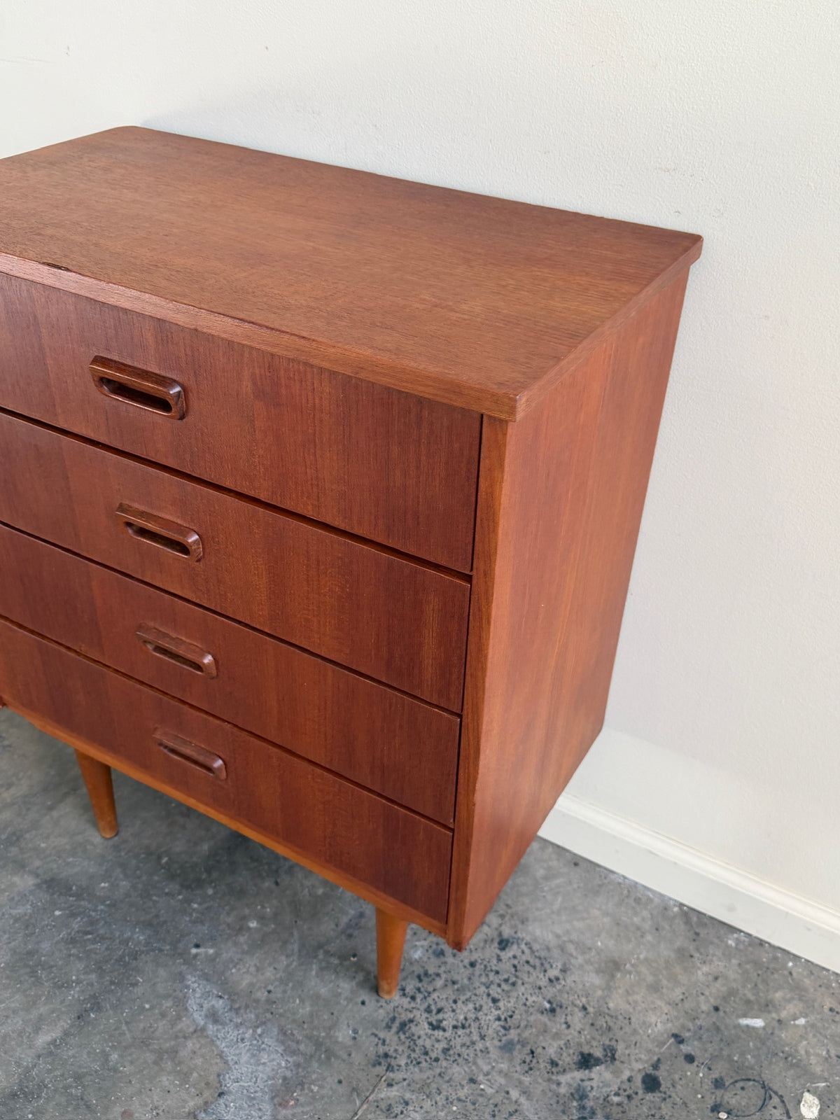 Small Danish teak dresser