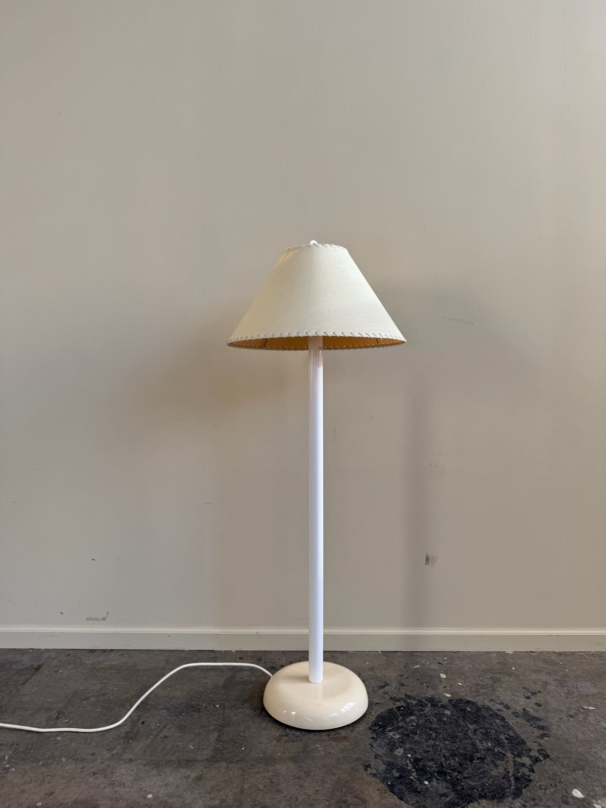 White floor lamp