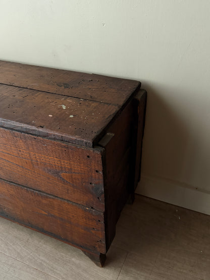 Chestnut feed bin chest