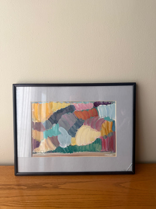 Abstract by James R. Pascucci (1928–2015). Signed.