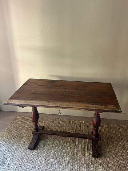 Pine console table