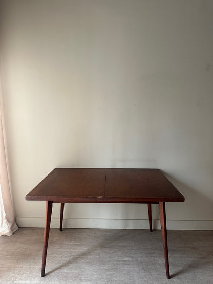 Walnut dining table with extensions