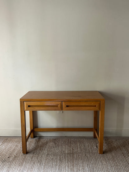 Blonde oak desk
