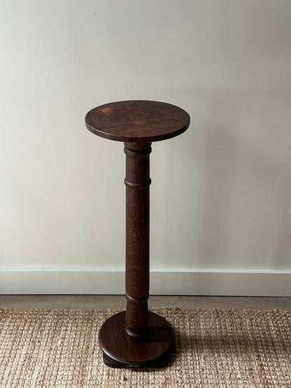 Wooden pedestal