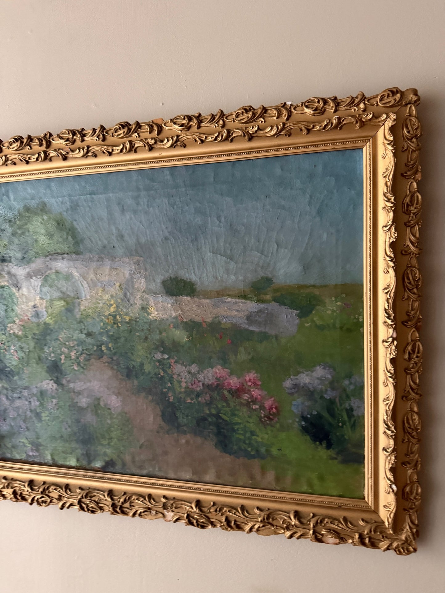 Landscape by J.C. Stahr. Signed.