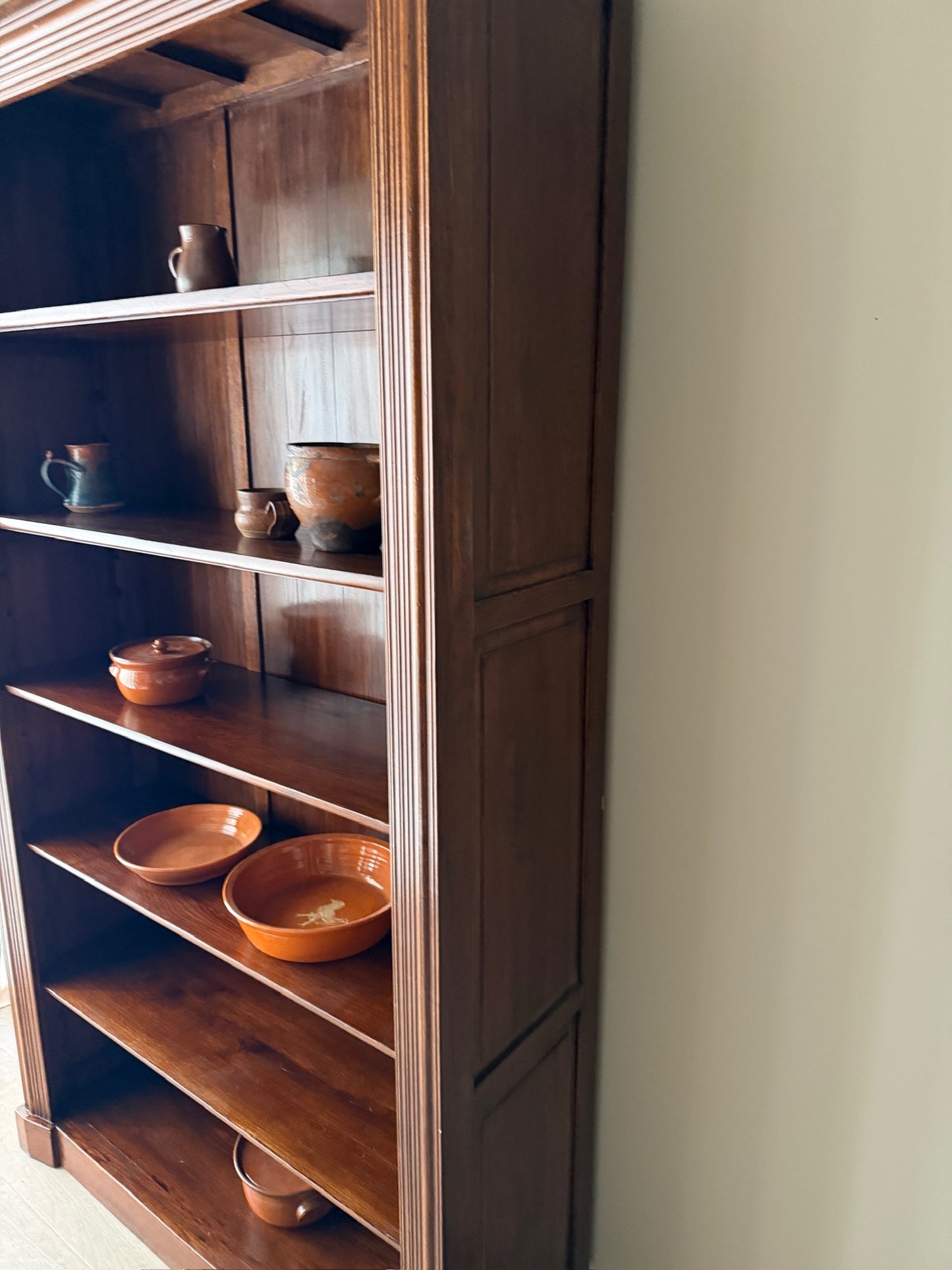 XL oak bookcase