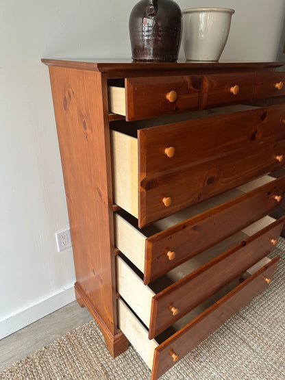 Pine dresser left