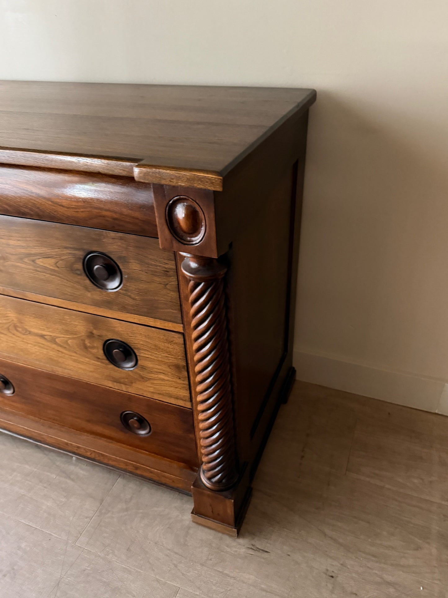 Oak 6 drawer sideboard