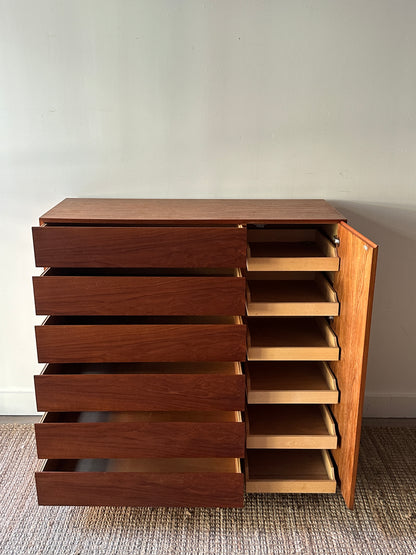 Teak gentleman’s dresser