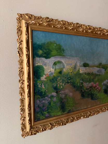 Landscape by J.C. Stahr. Signed.