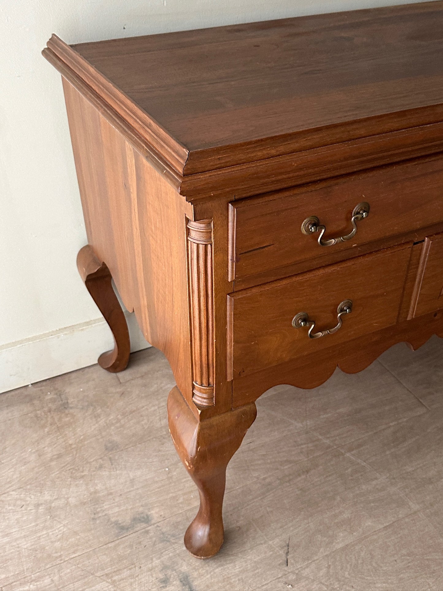 Queen Anne walnut console