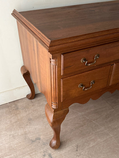 Queen Anne walnut console