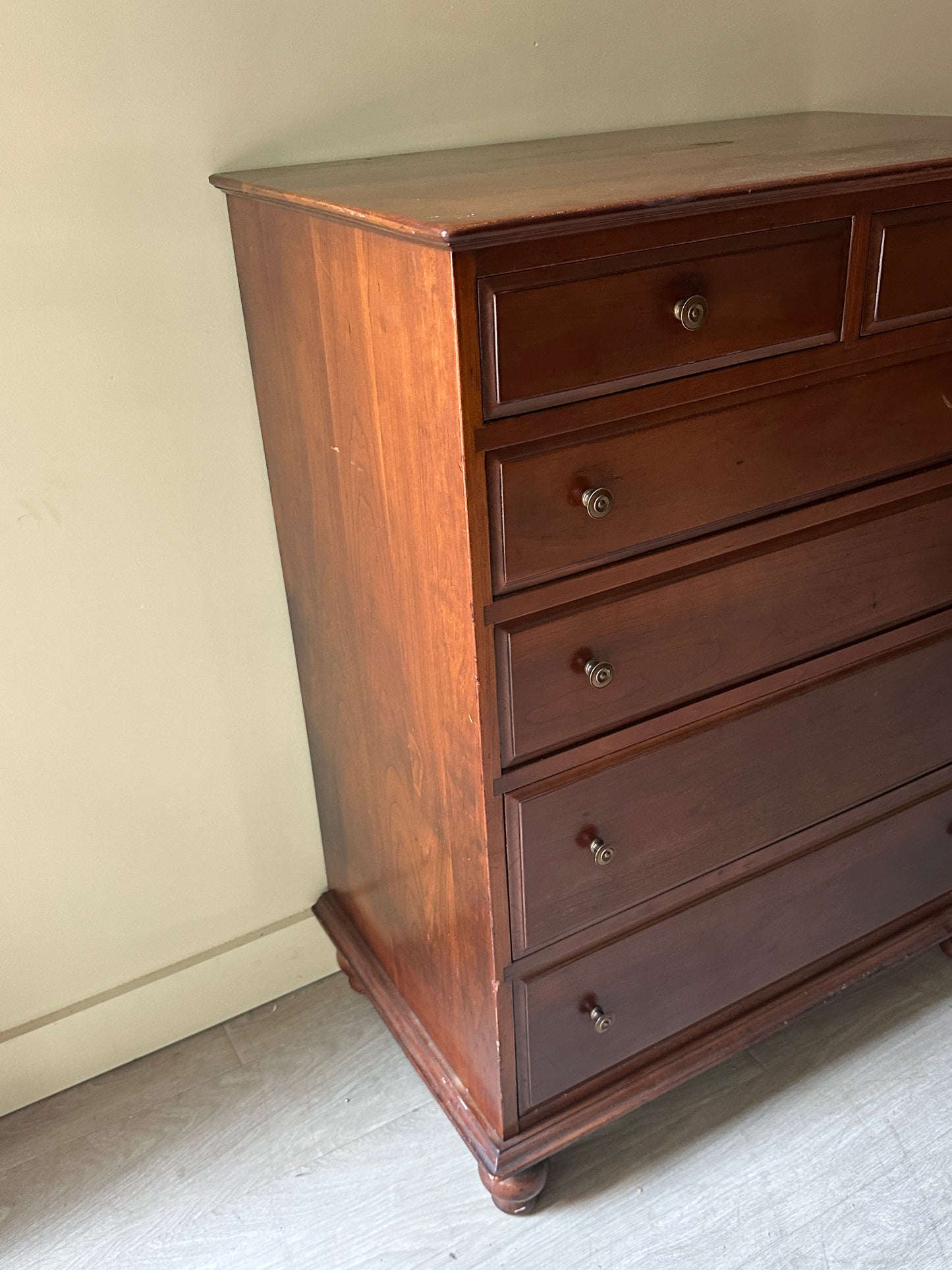 Stickley pine tallboy