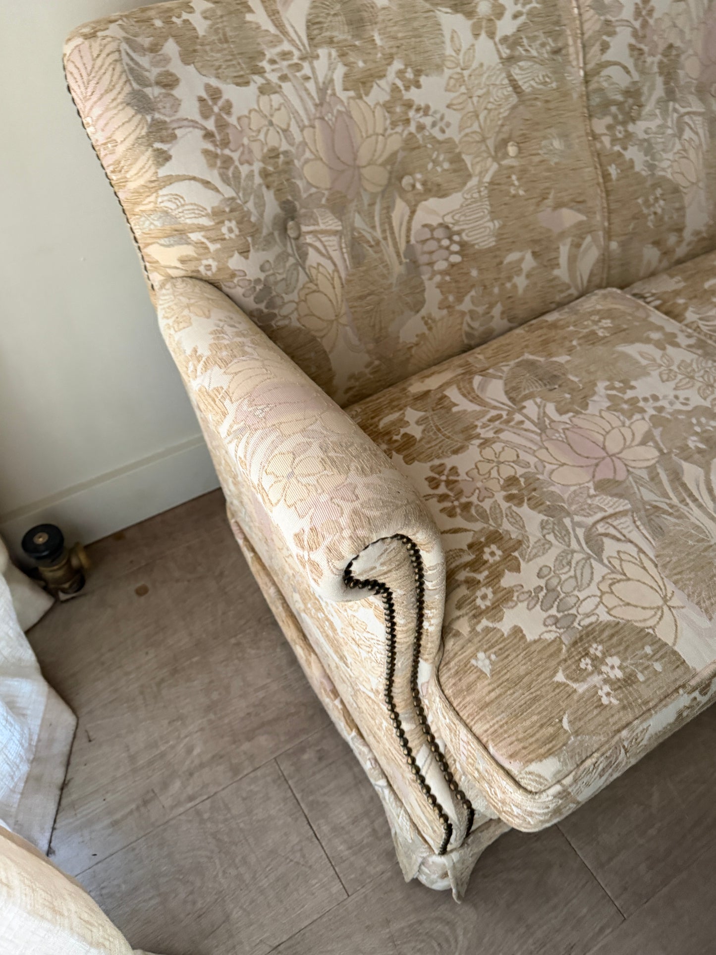 Floral Scandinavian sofa