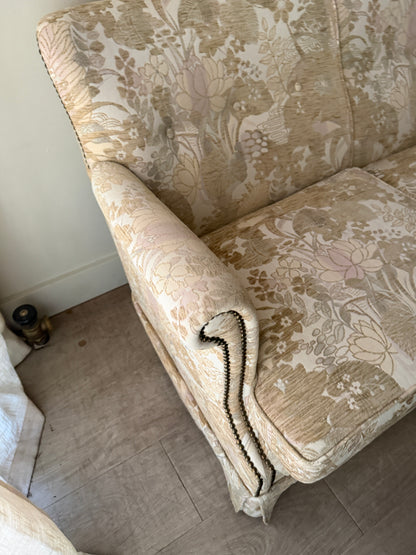 Floral Scandinavian sofa