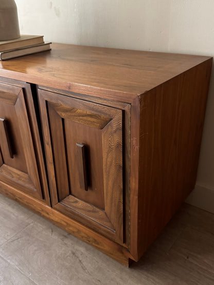 Walnut credenza