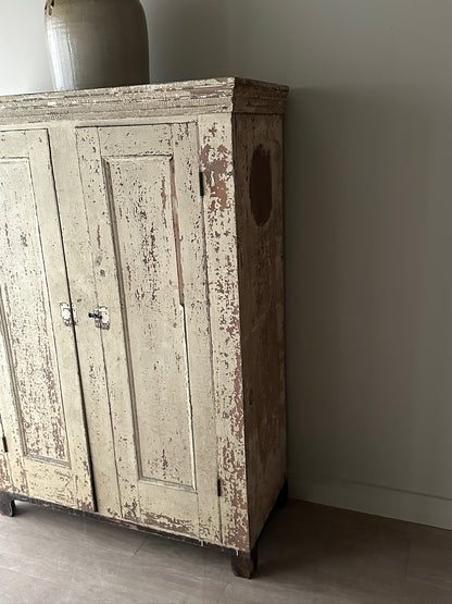 Farmhouse Painted Pine Cupboard