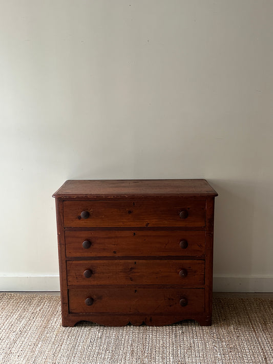 Dark pine dresser