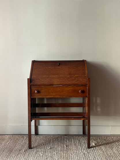Oak secretary desk