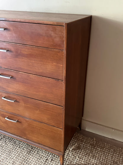 Walnut tallboy