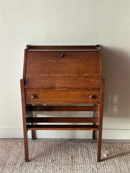 Oak secretary desk