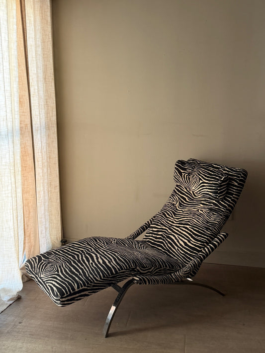 Design Institute of America zebra chaise lounge