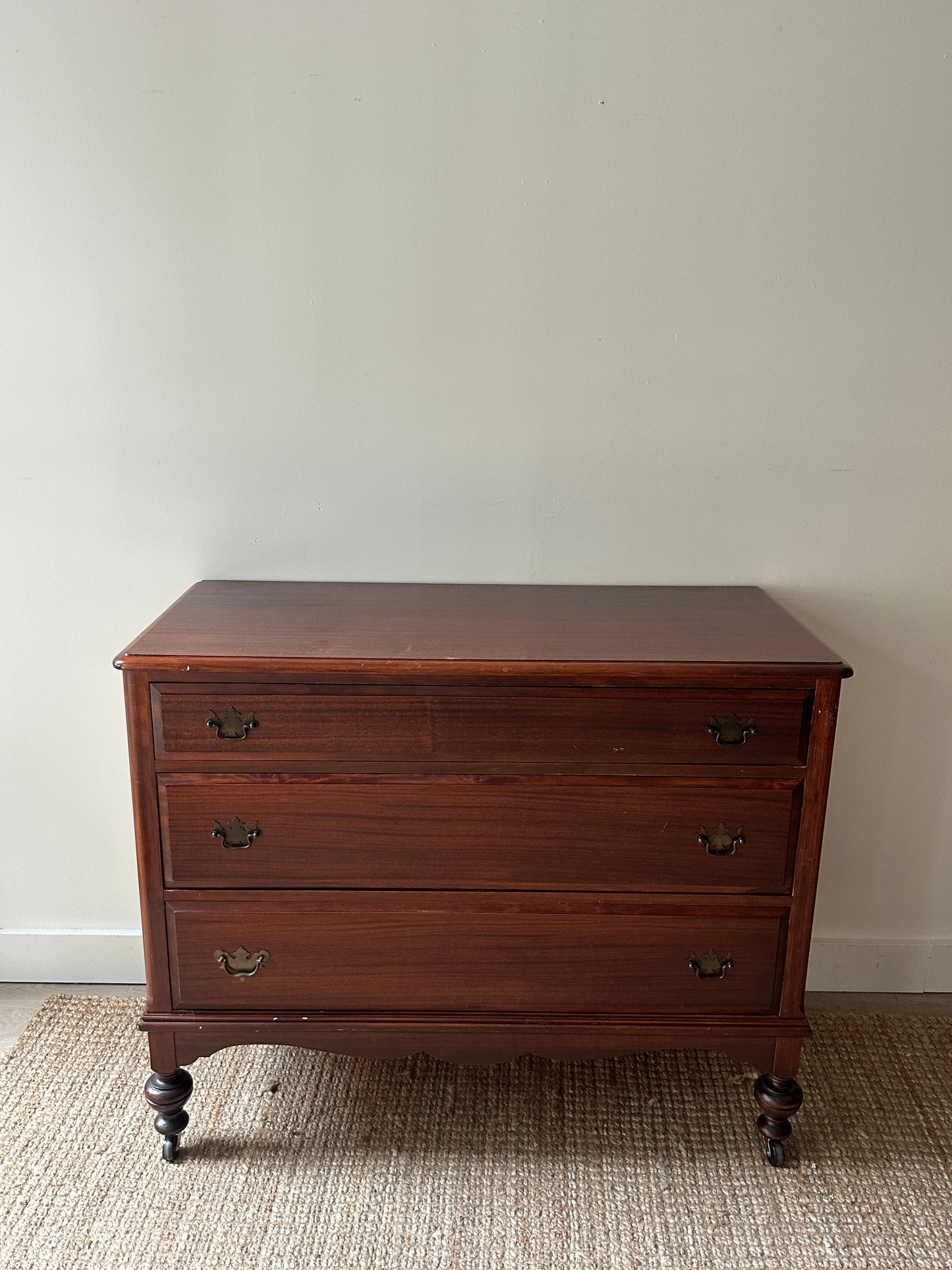 Mahogany depression dresser