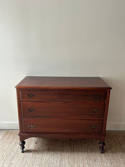 Mahogany depression dresser