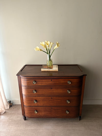 Inlaid mahogany dresser