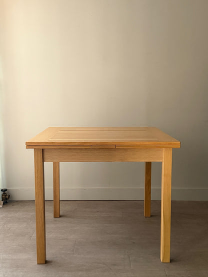 Gangso Mobler Danish oak extending dining table
