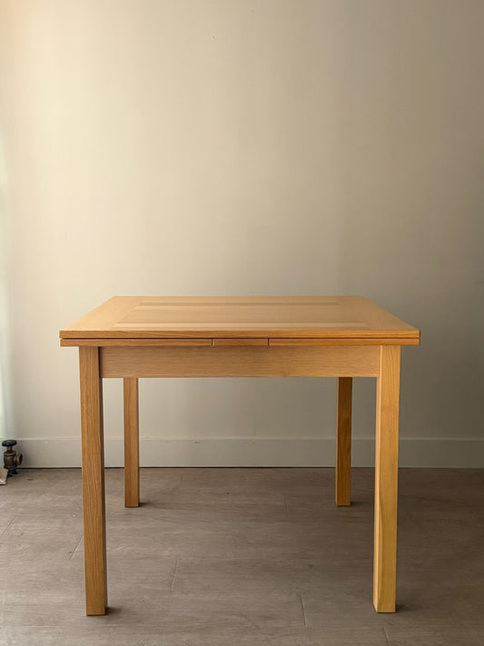 Gangso Mobler Danish oak extending dining table