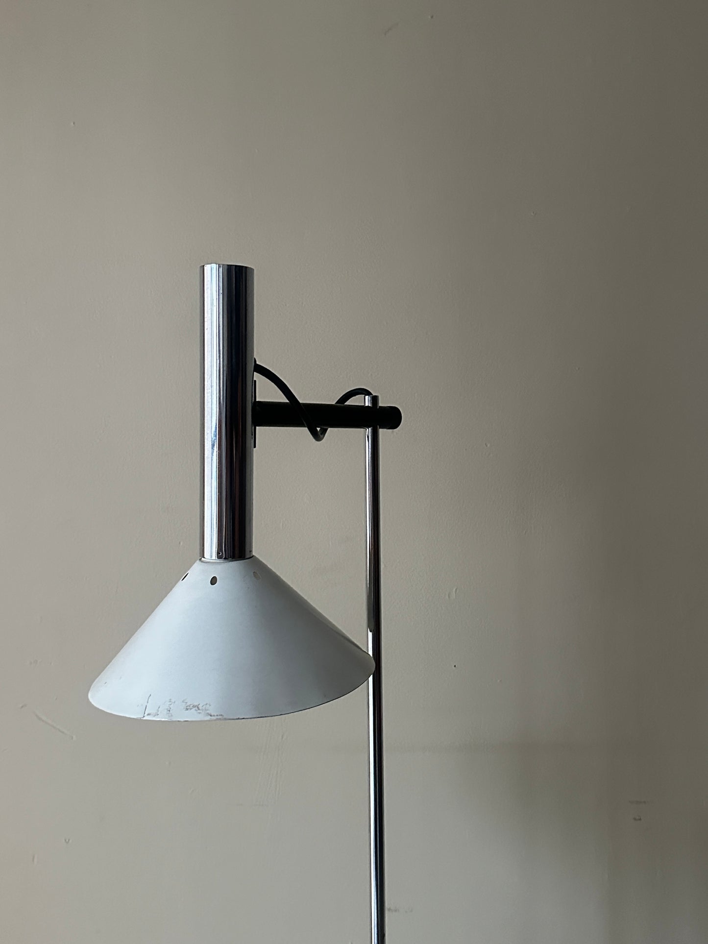 Chrome table lamp