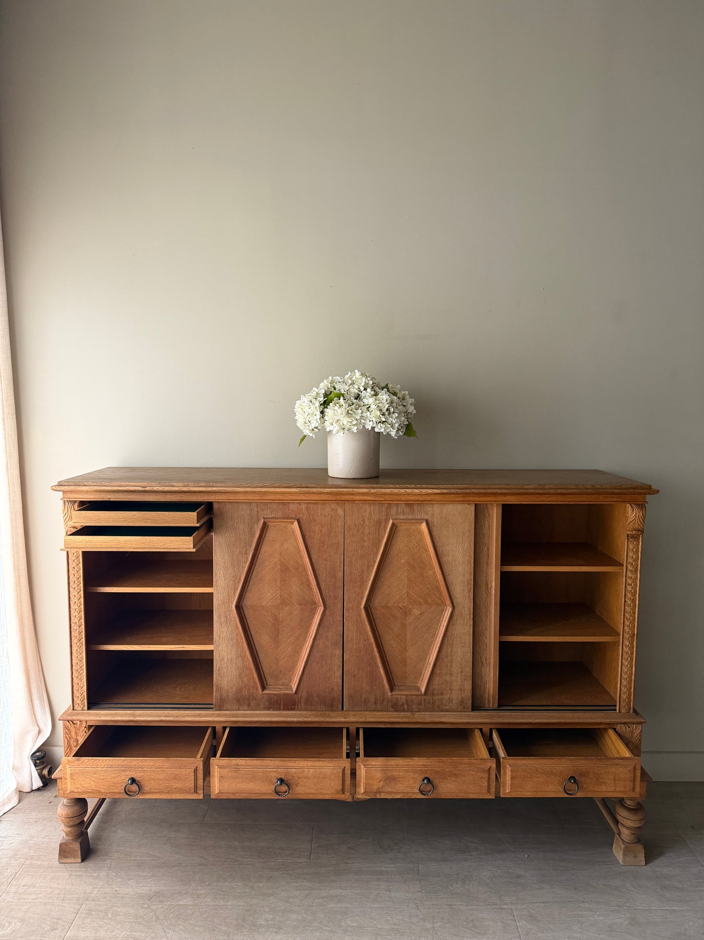 Danish Henning oak sideboard
