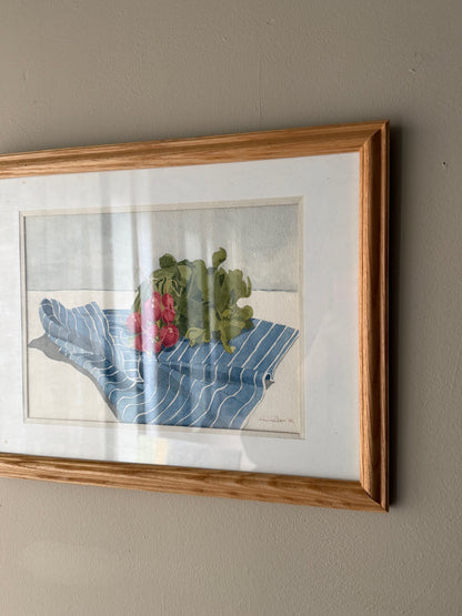 American kitchen still life. Signed 1984.