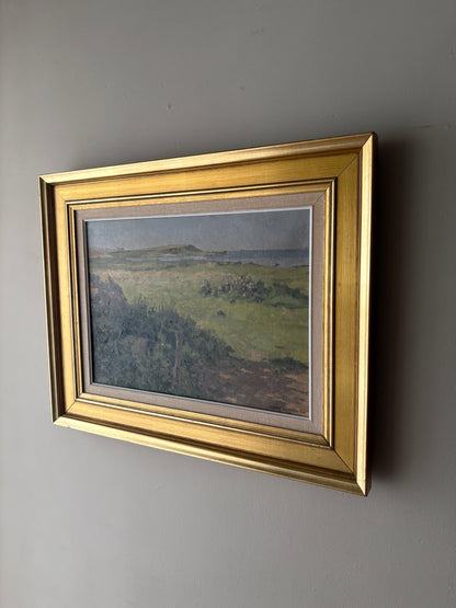 Landscape by Jorgen Brendekilde (1920-1993). Signed.