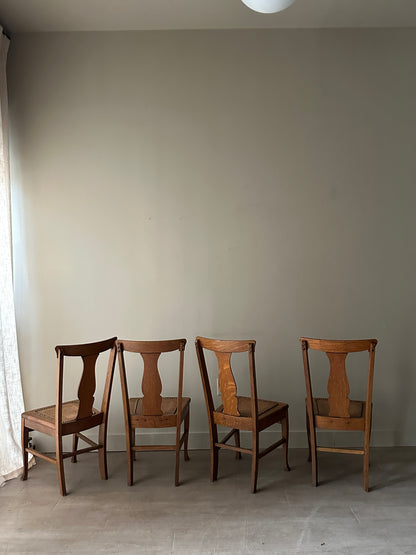 Set of 4 chairs. Sold together.