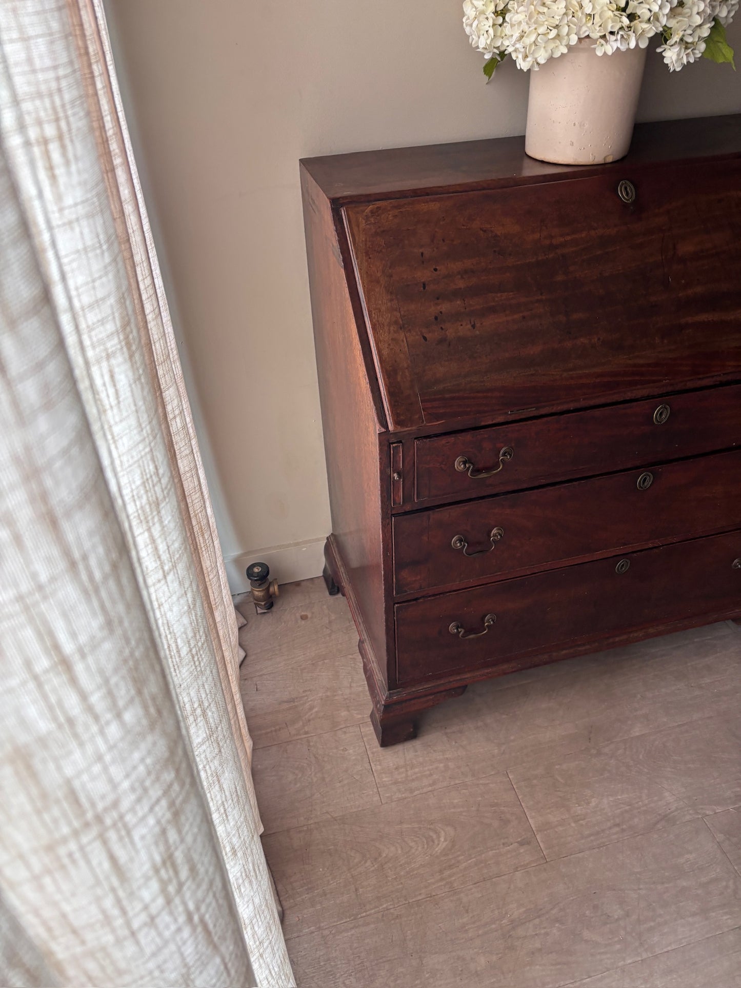 English mahogany secretary desk