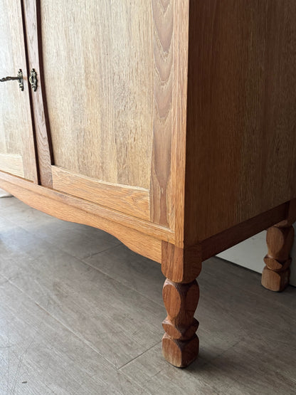 Henning Kjaernulf Danish oak bookcase cabinet