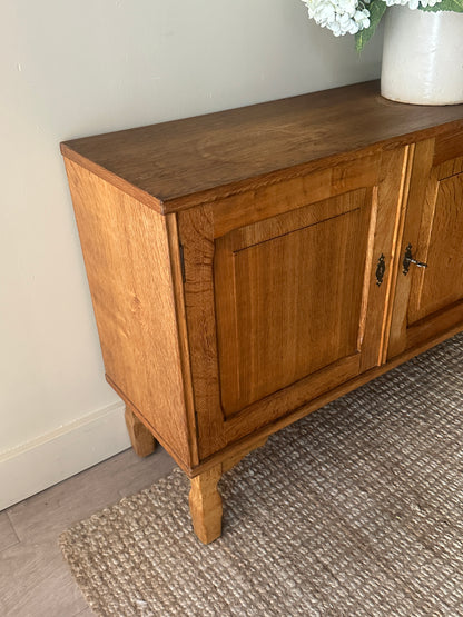 Danish oak sideboard by Henning Kjaernulf