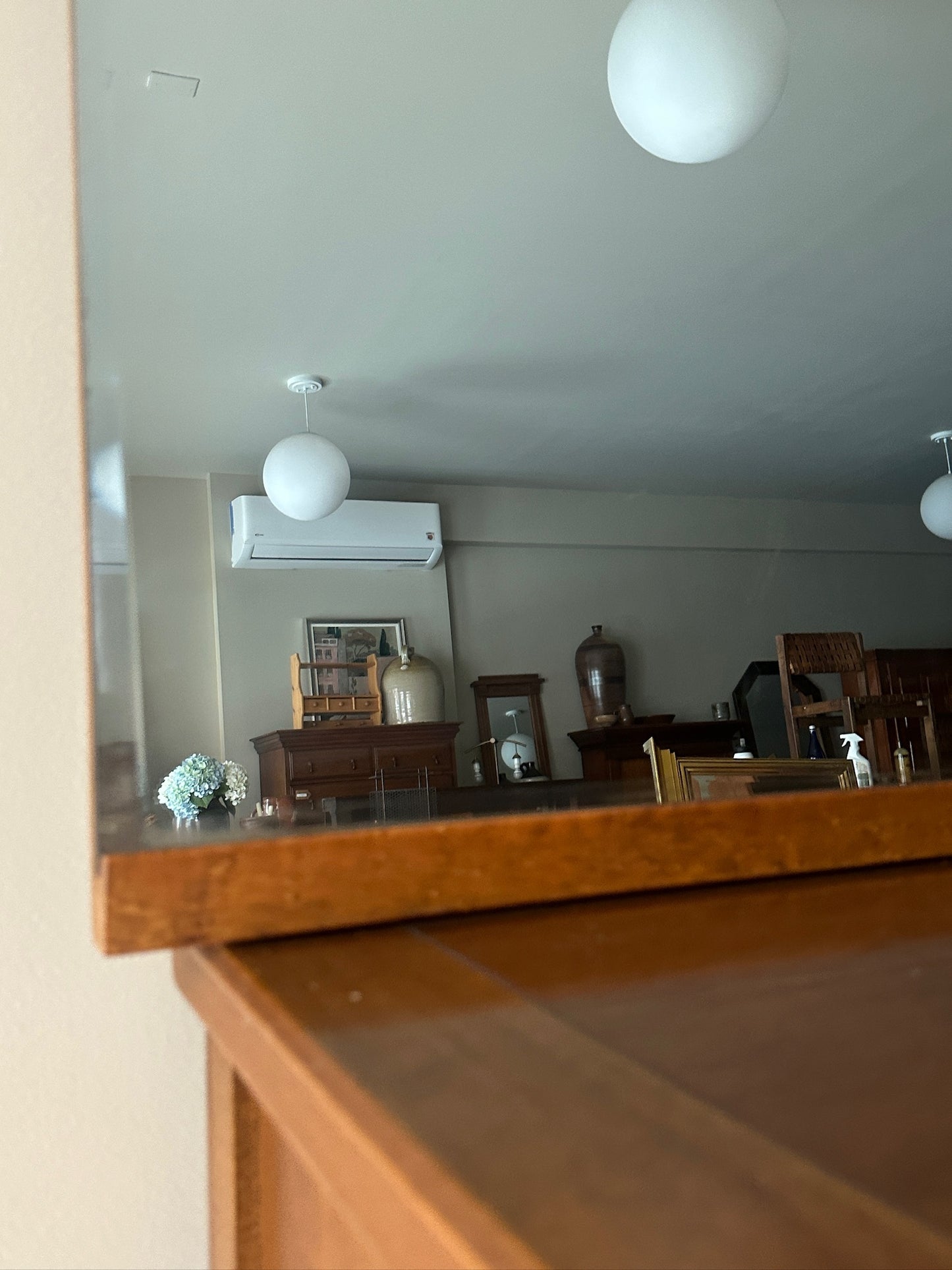 Birds Eye maple mirror