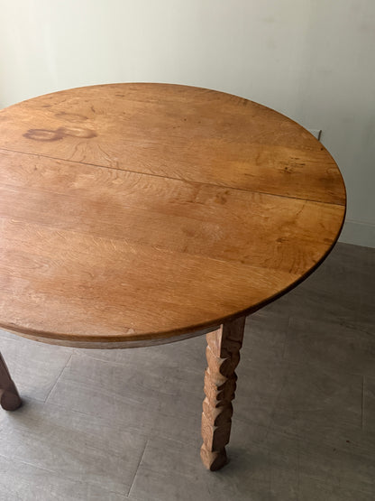 Logeskov Mobler Danish oak dining table with leaves
