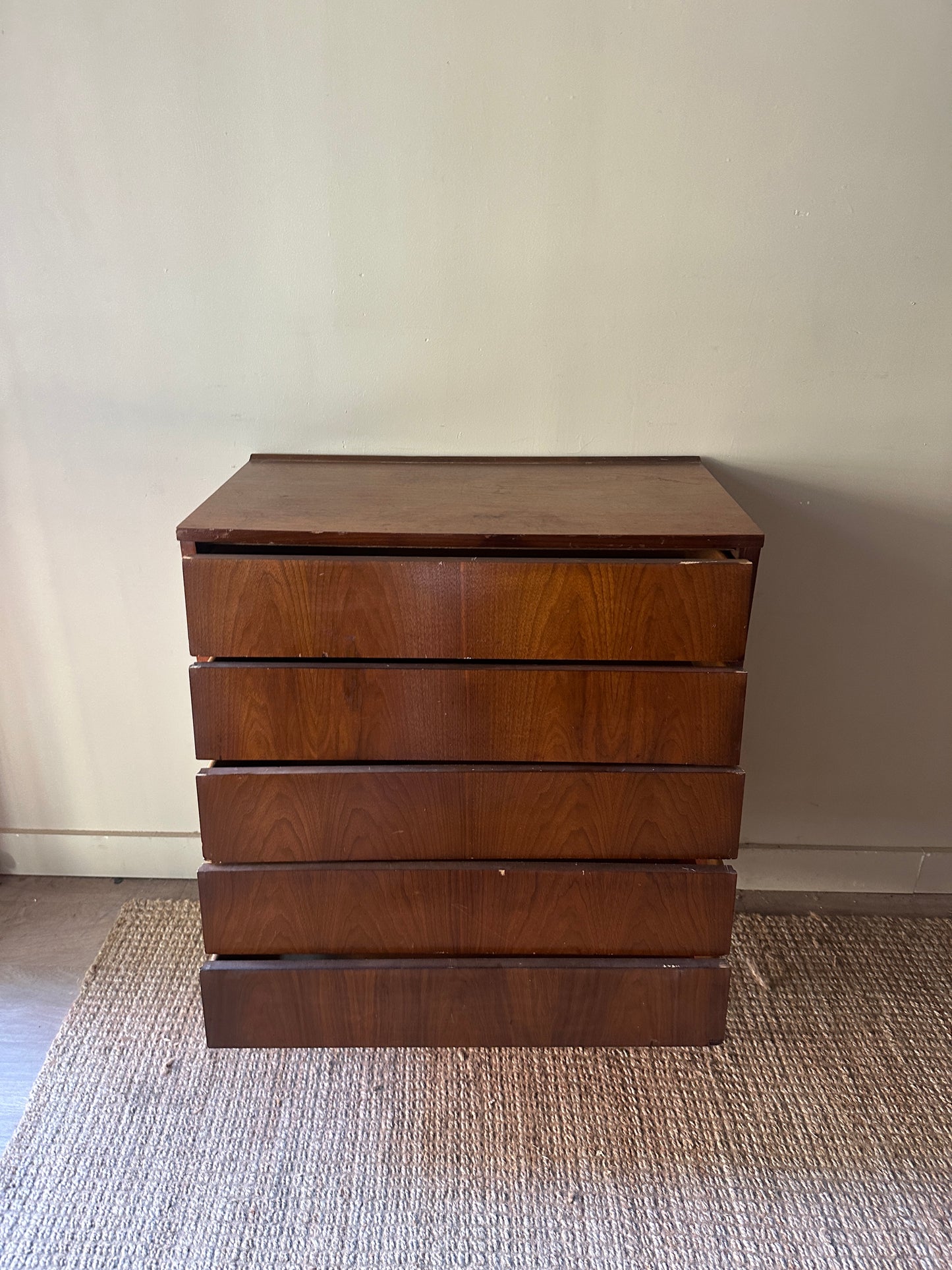 Walnut tallboy
